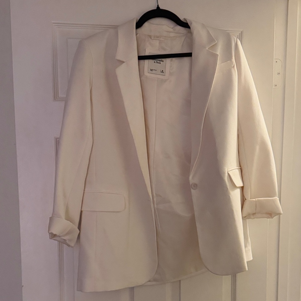 Abercrombie & Fitch Off-White Blazer